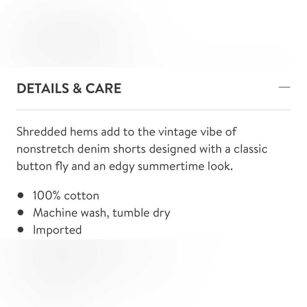 Levi’s 501 Original Cutoff Denim Shorts - Picture 7 of 7